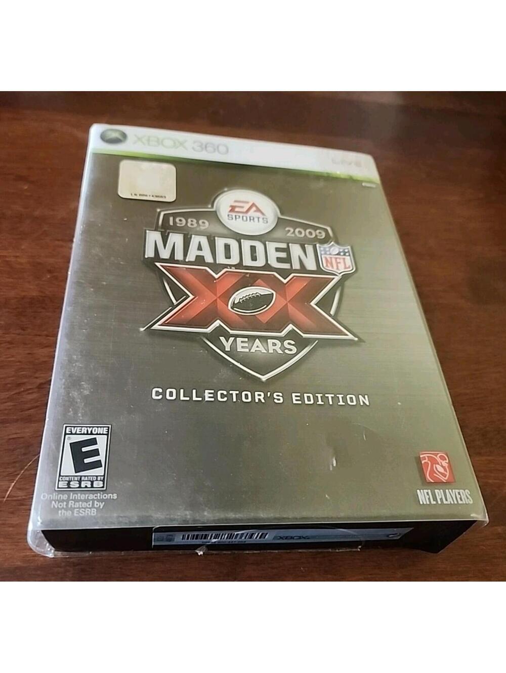 Madden NFL 20th Anniversary Collector's Edition 09 Microsoft Xbox 360 Complete